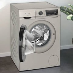 WG42A1ZXTR iQ300 Çamaşır Makinesi 9 kg 1200 dev./dak., Gümüş