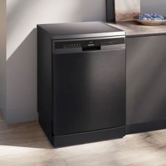 SN23IC62KT iQ300 Solo Bulaşık Makinesi 60 cm Black inox