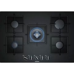 EP7A6QB10 iQ500 Gazlı Ocak 75 cm Sert cam, Siyah