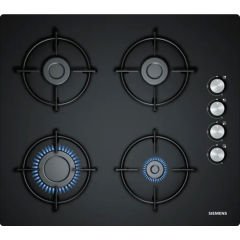 EO6C6PB11O iQ100 Gazlı Ocak 60 cm Sert cam, Siyah