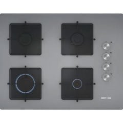 EO7C8PO12O iQ100 Gazlı Ocak 67 cm Sert cam, Titanyum gri