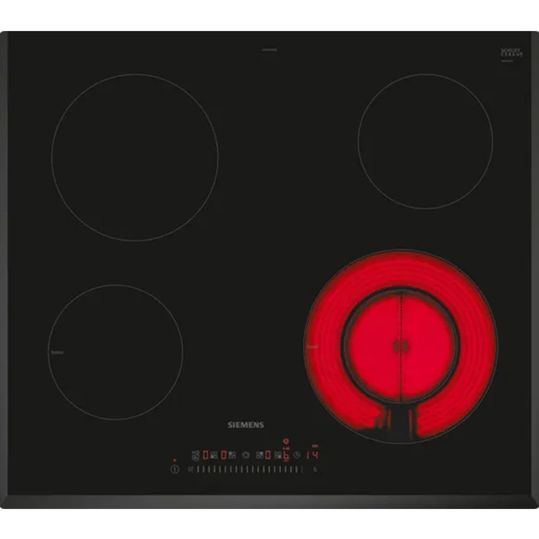 ET651FFP2E iQ300 Elektrikli Ocak 60 cm Siyah, Çerçevesiz Yüzey