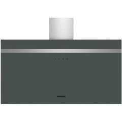 LC95FCJ00T iQ300 Duvar Tipi Davlumbaz 90 cm clear glass titanium printed