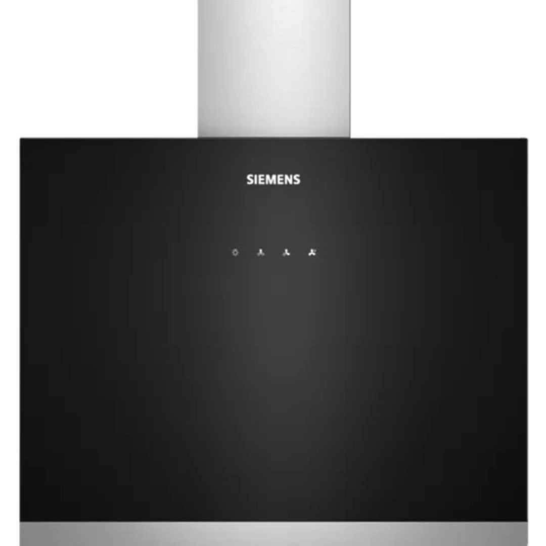 LC67FCK60T iQ500 Duvar Tipi Davlumbaz 60 cm Siyah Cam