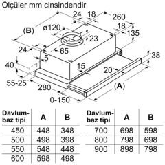 LI63TCA11T iQ100 Teleskopik Aspiratör 60 cm Gümüş metalik