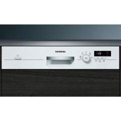 SN515W01DT iQ100 Yarı Ankastre Bulaşık Makinesi 60 cm Beyaz